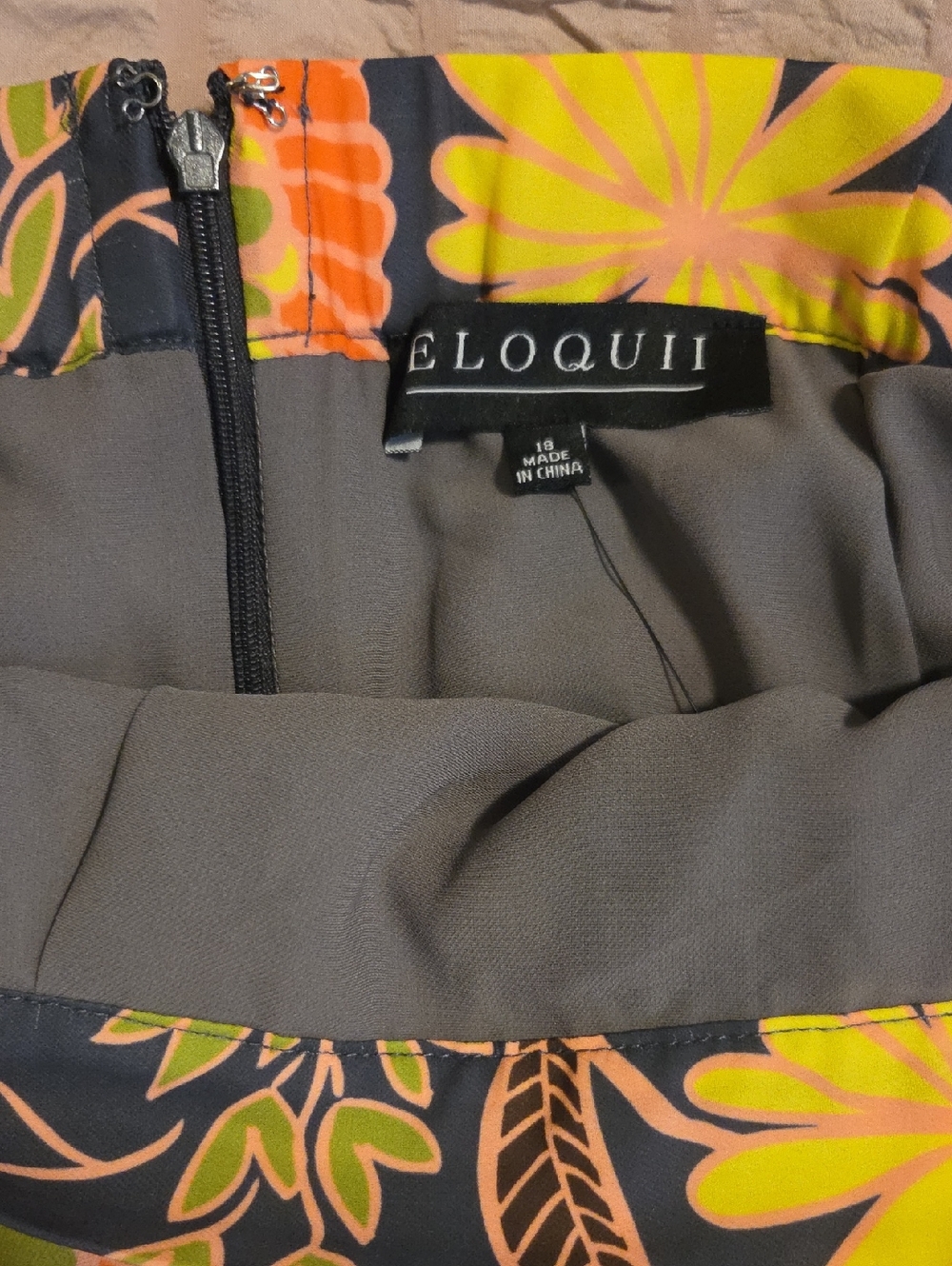 Eloquii  Floral A-Line Skirt